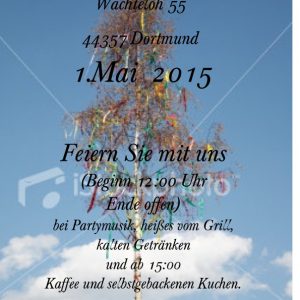 1. Mai 2015