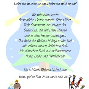 Weihnachtsgruß 2015