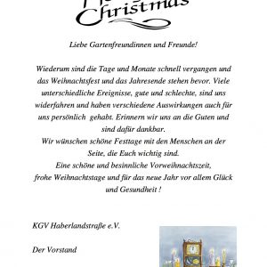 Weihnachtsgruß 2014