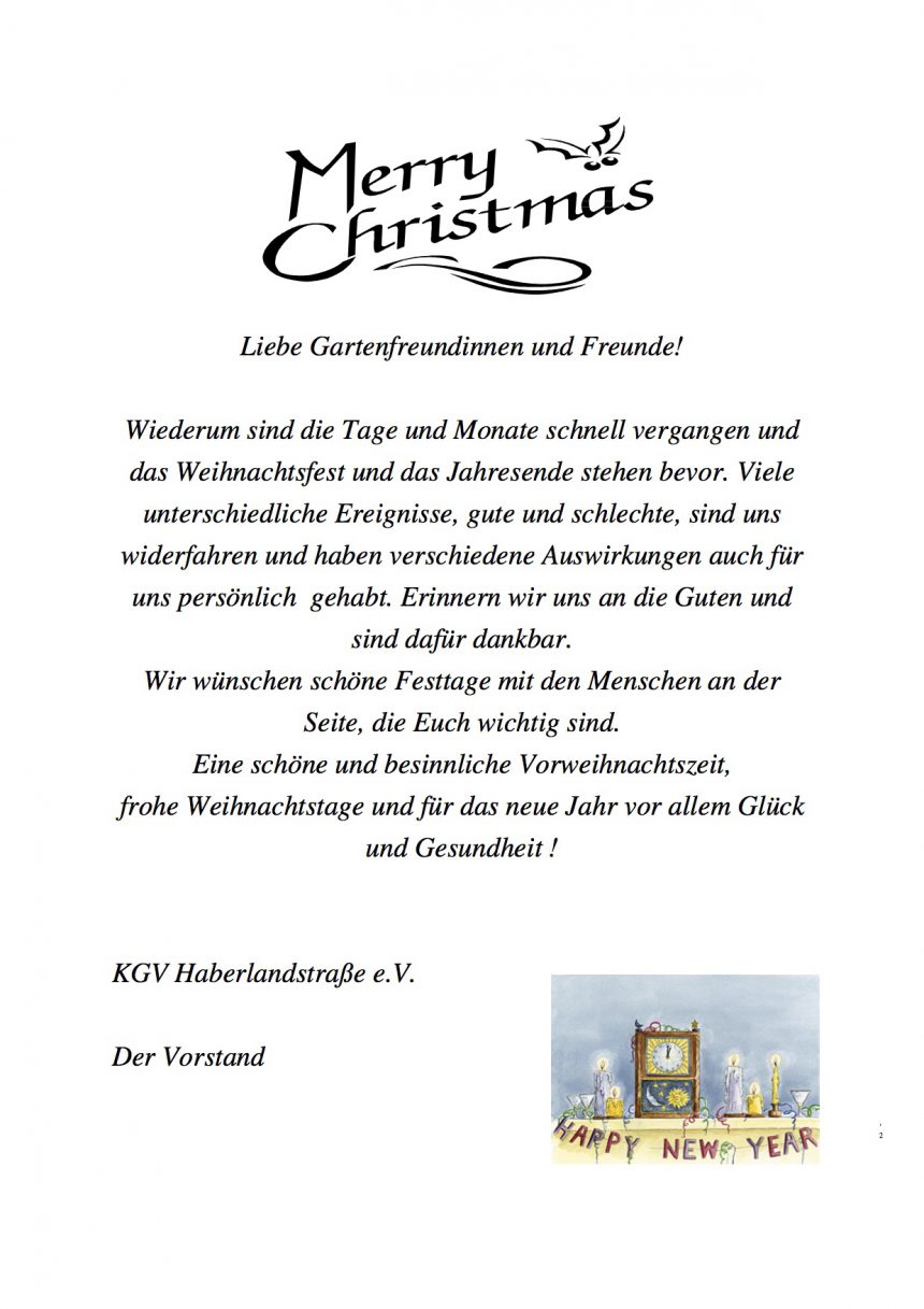 Weihnachtsgruß 2014