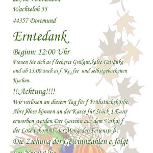 Erntedankfest 2016