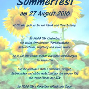 Sommerfest 2016